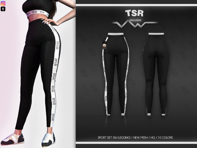 Sport SET-136 (LEGGINGS) BD491 by busra-tr at TSR