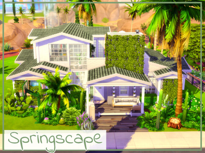 Springscape house by simmer_adelaina at TSR