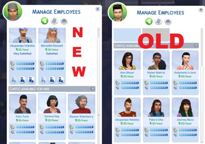 Staff Wages, Vet Clinic, Retail, Restaurant by spgm69 at Mod The Sims 4