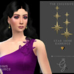 Starshine Earrings by Glitterberryfly at TSR