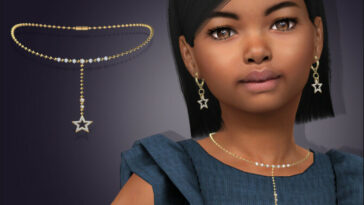 Stella Star Necklace For Kids by feyona at TSR