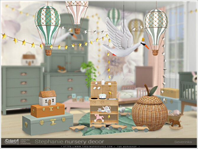 Stephanie nursery decor by Severinka at TSR