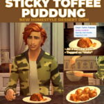 Sticky Toffee Pudding Custom Recipe by RobinKLocksley at Mod The Sims 4