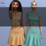 Strap Skirt by pizazz at TSR