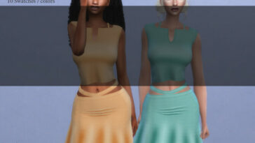 Strap Skirt by pizazz at TSR