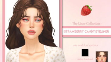 Strawberry Candy Eyeliner by LadySimmer94 at TSR