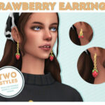 Strawberry Earrings (set) by Solistair at TSR