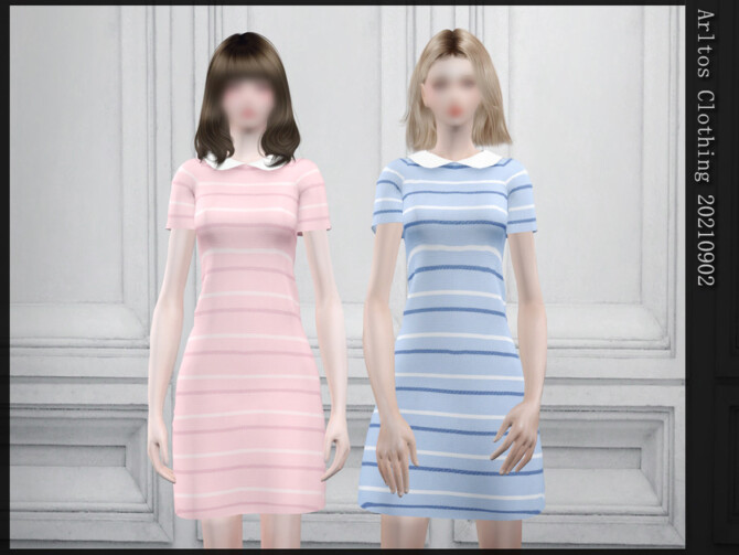 Stripe dress by Arltos at TSR