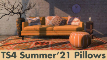 Summer 21 pillows at Riekus13