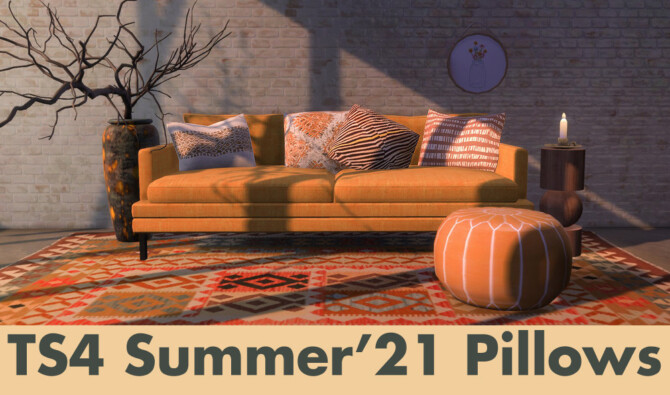 Summer 21 pillows at Riekus13