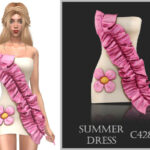 Summer Dress C428 by turksimmer at TSR