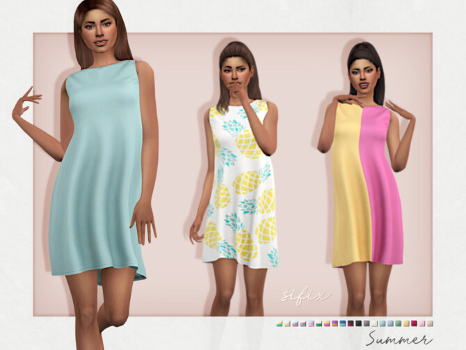 Summer Dress by Sifix at TSR