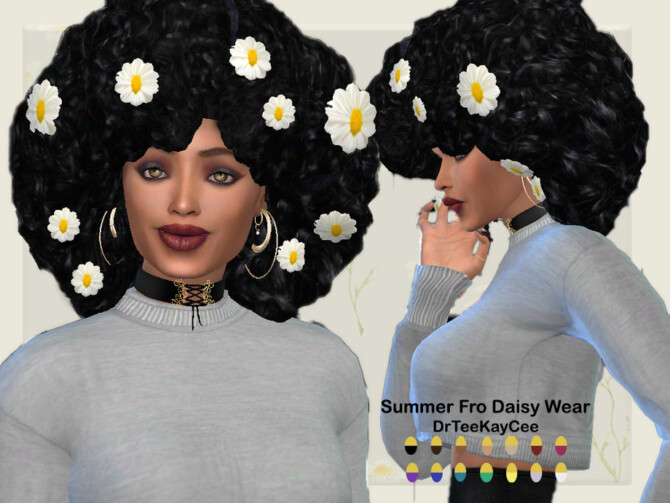 Summer Fro Daisy Wear by drteekaycee at TSR