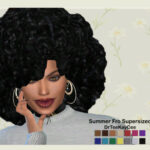 Summer Fro Supersized Hair by drteekaycee at TSR