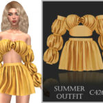 Summer Outfit C426 by turksimmer at TSR