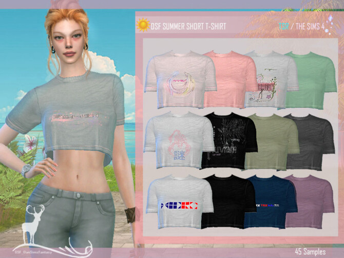 Summer Short T-shirt by DanSimsFantasy at TSR