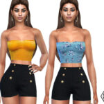 Summer Shorts Outfit by Saliwa at TSR