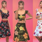 Summer Two Piece Outfit by Pinkfizzzzz at TSR