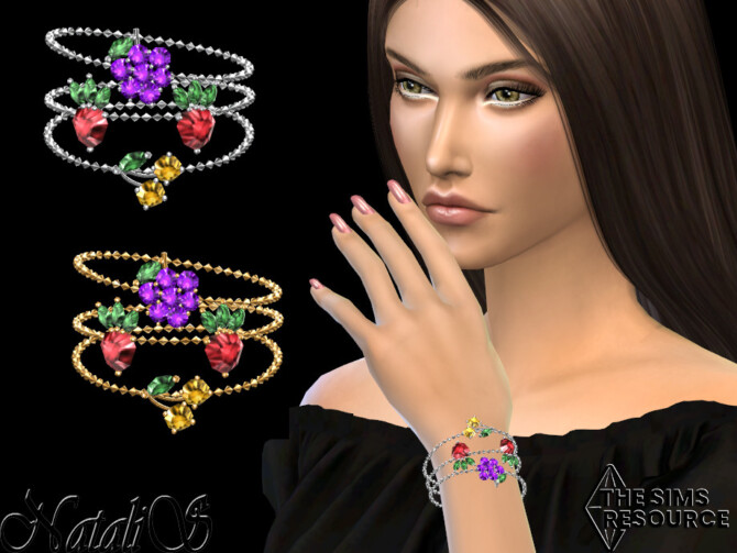 Summer berrys bracelets by NataliS at TSR