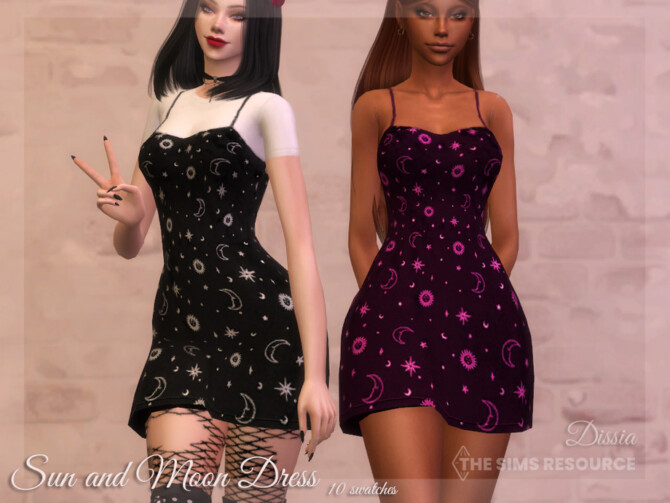 Sun and Moon Dress by Dissia at TSR