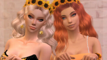 Sunflower Headband by Dissia at TSR