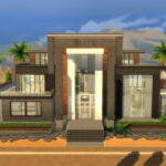 Super Modern Mansion by plumbobkingdom at Mod The Sims 4