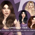 Supremacy Hair by SonyaSimsCC at TSR