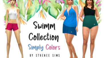 Swimm Collection Simply Colors at Strenee Sims