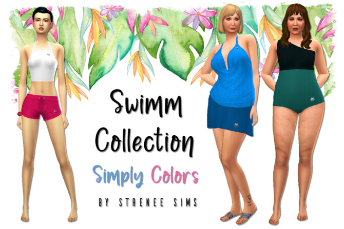 Swimm Collection Simply Colors at Strenee Sims