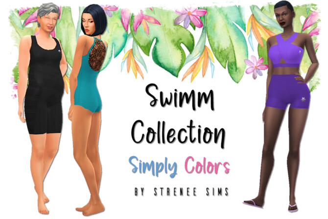 Swimm Collection Simply Colors at Strenee Sims