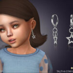 Talitah Star Earrings For Toddlers by feyona at TSR