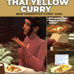 Thai Yellow Curry Custom Recipe at Mod The Sims 4