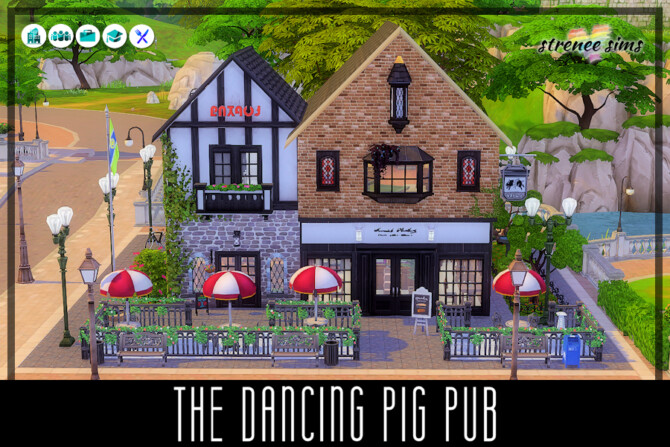 The Flying Pig Pub at Strenee Sims