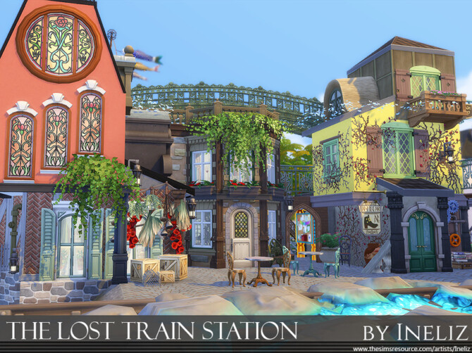 The Lost Train Station by Ineliz at TSR