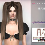 The Perfect Night BAB Hair 155 by TsminhSims at TSR