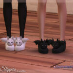 The Perfect Night Bat Slippers by Dissia at TSR