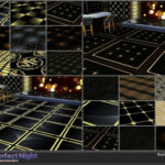 The Perfect Night Black&Gold Club Floor by Moniamay72 at TSR