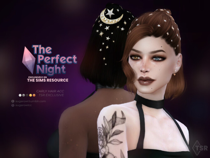 The Perfect Night Carly hair acc by sugar owl at TSR