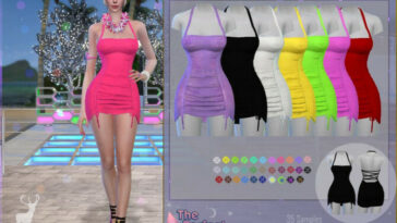 The Perfect Night Dress Res Neonis by DanSimsFantasy at TSR