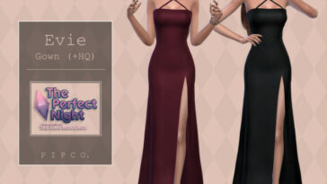 The Perfect Night Evie Gown by Pipco at TSR