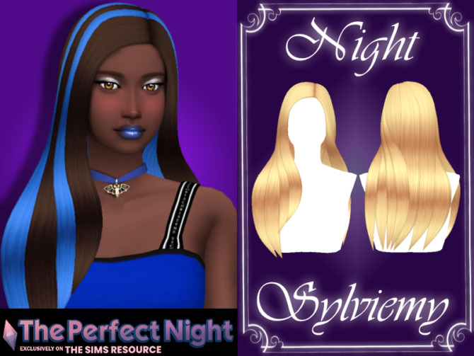 The Perfect Night Hairstyle (Set) by Sylviemy at TSR