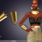 The Perfect Night Keondra Cuff Bracelets by feyona at TSR