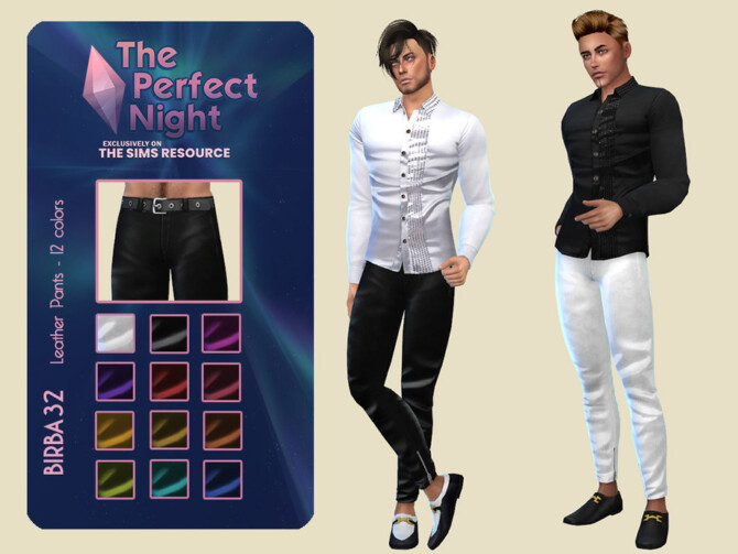 The Perfect Night Leather Pants by Birba32 at TSR