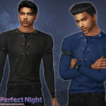 The Perfect Night Mens Sweater by CherryBerrySim at TSR