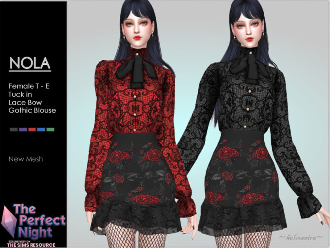 The Perfect Night NOLA Top by Helsoseira at TSR