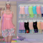 The Perfect Night Pajamas Nox Sidus by DanSimsFantasy at TSR