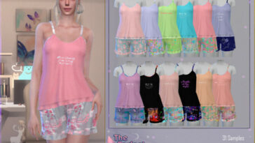 The Perfect Night Pajamas Nox Sidus by DanSimsFantasy at TSR