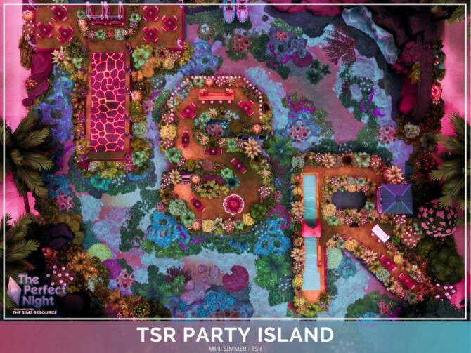 The Perfect Night Party Island by Mini Simmer at TSR