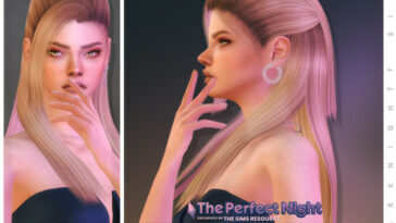 The Perfect Night Patricia Hairstyle by DarkNighTt at TSR