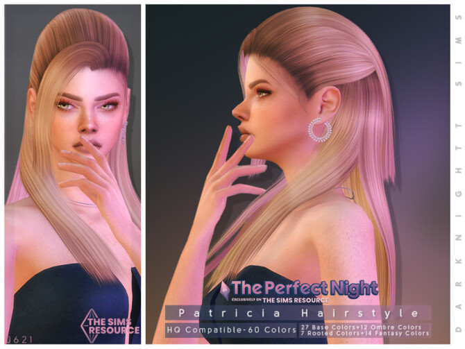 The Perfect Night Patricia Hairstyle by DarkNighTt at TSR